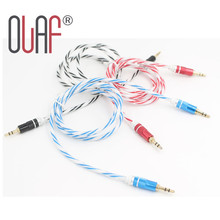 Top Quality 3.5mm audio cable male to male headphone splitter jack 3.5 speaker cable for CAR samsung Ipad Iphone 4 5 6 S MP3 CAR