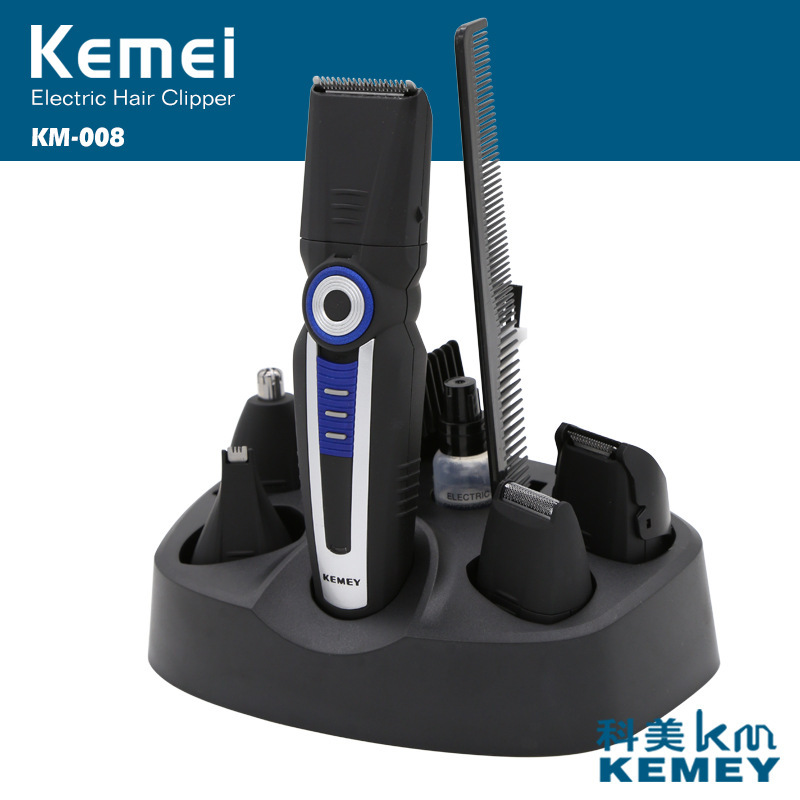 T071 6 in 1 rechargeable shaving machine hair cutting beard trimmer kemei hair clipper styling tools maquina de cortar cabelo