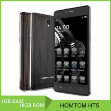 Original HOMTOM HT5 16GB 4250mAh Large Battery Network 4G 5.0” Android 5.1 MT6735P Quad Core 1.0GHz RAM 1GB 13MP Cells Phone