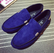 Men Loafers Shoes 2015 British Style Best Quality Handmade Moccasins Casual Slip On Flats Driving Shoes