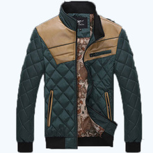 free shipping men early winter jacket coat for 2015 new men s thin style parkas plus