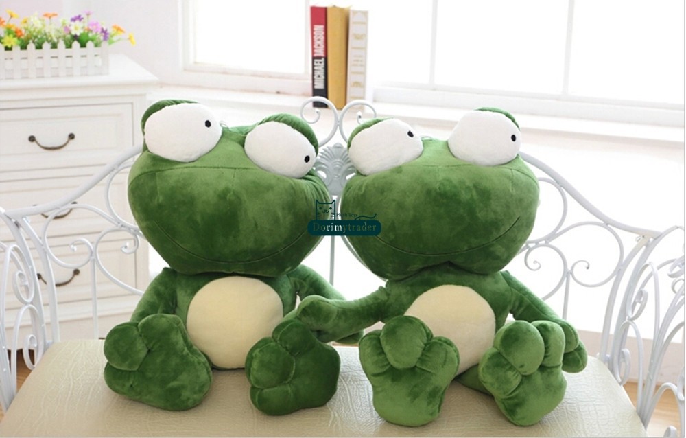 big stuffed frog toy