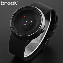2013 New Men’s Super Cool Black Magic Quartz Rubber Strap Simple Fashion Unisex Man & Women Special Personality Wrist Watches
