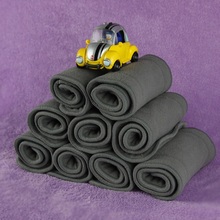 New Arrival 1PC 4 Layers Bamboo Charcoal Inserts Cloth Diaper For Baby Diaper Washable Reuseable Baby