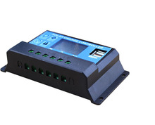 NEW USB Solar charge controller 20A With Dual USB Output 12V 24V auto work LCD Dispaly