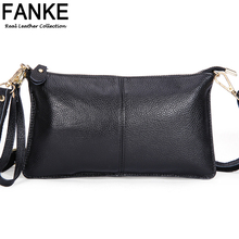 2016 New Fashion 100% Genuine Leather Envelope Clutch Designer Handbags High Quality Crossbody Womens Female Clutch Evening Bags