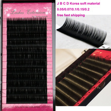 All Size B/C/D curl 1 trays ,Individual natural Mink Eyelash Extension. Artificial Fake False Eyelashes