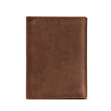 Free shipping hot sell Men Genuine Leather Wallet Business Casual Credit Card ID Holder money card