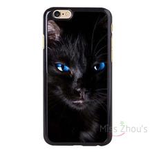 For iphone 4/4s 5/5s 5c SE 6/6s 7 plus ipod touch 4/5/6 back skins mobile cellphone cases cover Cool Cat of eye Design