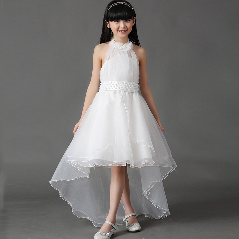 2015 New Elegant Flower girl dresses for weddings sleeveless princess dress girls pageant dresses wedding party dress for Kids