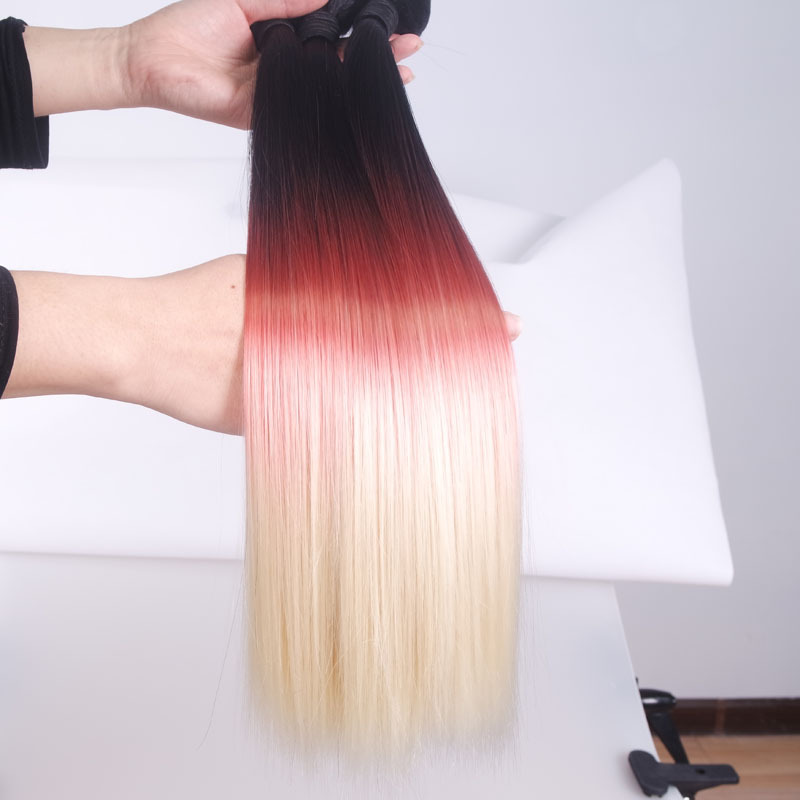 Red And Blonde Ombre Hair Extensions Extensions For Hair Loss