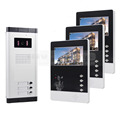 DIYSECUR 4 3 Wired Apartment Video Door Phone Audio Visual Intercom Entry System IR Camera for