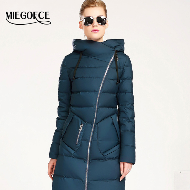 MIEGOFCE New Winter Collection 2016 Women's mid-Length down Jacket Warm Jacket Coat for Women High Quality