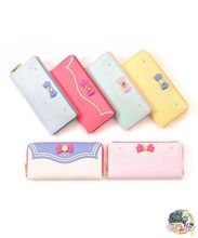 2015 New Samantha Vega Sailor Moon 20th Anniversary Limited Edition Ladies Long Zipper Female Bag Women Leather Wallet Purse