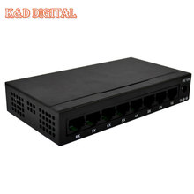 Steel Case 8 Port 10/100M Soho Network Switch Ethernet 8Port Switch With EU/US Power Supply Free Shipping