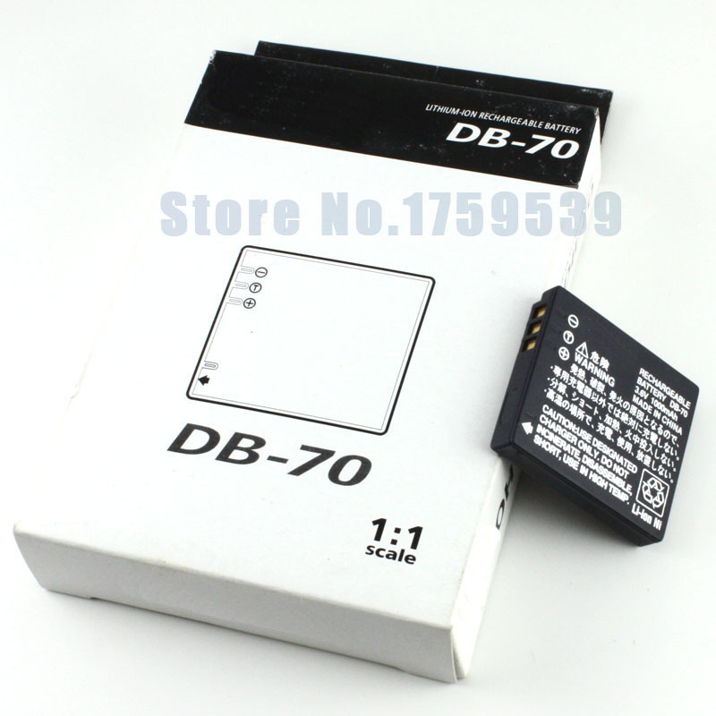 DB-70 DB70     RICOH Caplio R6 R7 R8 R9 R10 CX1 CX2 S730 S753  bateria celular