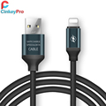 CinkeyPro USB Cable For iPhone ipad 8 pin Universal Charging 2 in 1 Colorful Aluminum Mobile