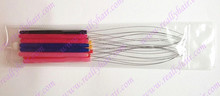 Freeshipping 12 pieces /pack plastic hanle pulling loop threader micro ring tools / Nano ring Hair Extension Tools