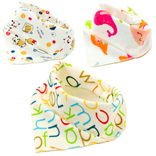 Baby Bibs 20 Patterns 100% Cotton Triangle Head Scarf Boy Kerchief Girl Babador Bandana Dribble Bib For Babies Baberos Bebes