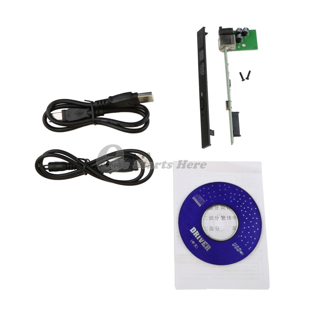  1 .  USB 2.0 DVD CD - Rom SATA        