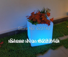 
Glowing Magic cube flower pot Remote controll color changing RGB led flower pot LED Ice bucket