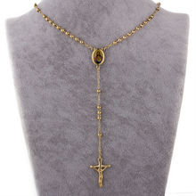 Fashion cross pendant necklace 18k gold plated necklace fashion jewelry Free shipping N18K 04 