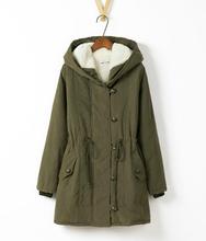 XL 4XL Plus Size New Autumn Winter Keep Warm Flocking Jacket Long Sleeve With Hat Women