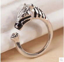 Fashion Horsehead Animal Rings for women horse jewelry free shipping R184