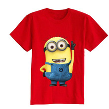 Cartoon figure children minions clothes costume children s clothing t shirts for Kid s BOXXTY