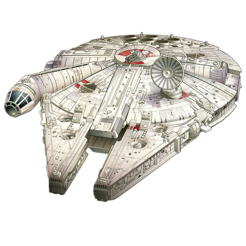 2015 New Arrived Star Wars Millennium Falcon Paper Model Ship,Kid's DIY