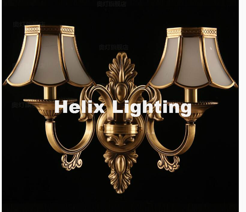Description Picture 5 of itemFree Shipping European Classical Luxury Bronze Copper Art Outdoor Wall Lamp for Bedroom aisle Living room Corridor Garden Lamp