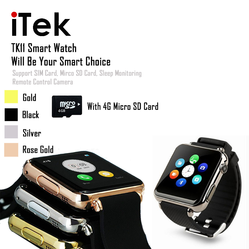 New Arrival Watch Support SIM Card TF Card Max 32GB Bluetooth Smart Watch with 4G TF Card for IOS/Android Smartphone