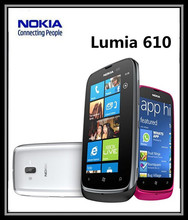 lumia 610 Unlocked Original Nokia lumia 610 Dual Core 3G WIFI GPS 5MP Camera 8GB Storage refurbished Windows Mobile Phone