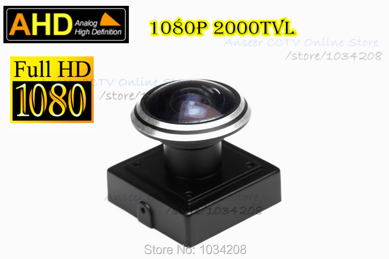1.78mm Fisheye 1080P Mini AHD Camera 2000TVL Miniature Hidden AHD Camera 2.0Megapixel CCTV Security Camera Indoor Mini AHD Cam