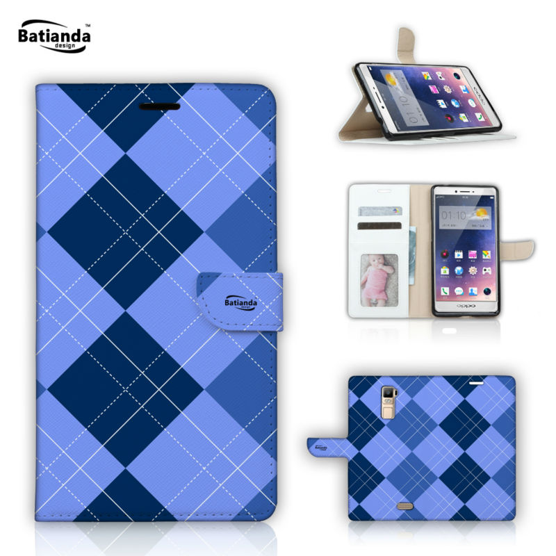 Fashion PU Leather Case For OPPO R7 Plus 6 0 inch Filp Wallet Stand Cover Case