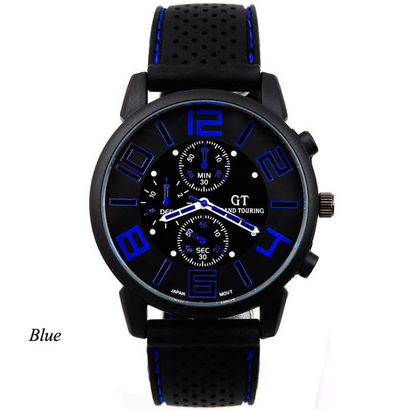 New Wrist Watch Casual Quartz watch men military Watches sport Wristwatch Dropship Silicone Fashion relogio masculino