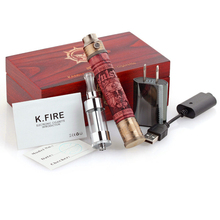 2014 new arrival ecig wooden k e fire e fire mechanic mod e cigarette vaporizer vape