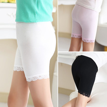 2016 summer girl Safety Pants Underwear Soft Cotton Plain Color Design Lingerie Comfortable Panties Boxer Briefs girl shorts