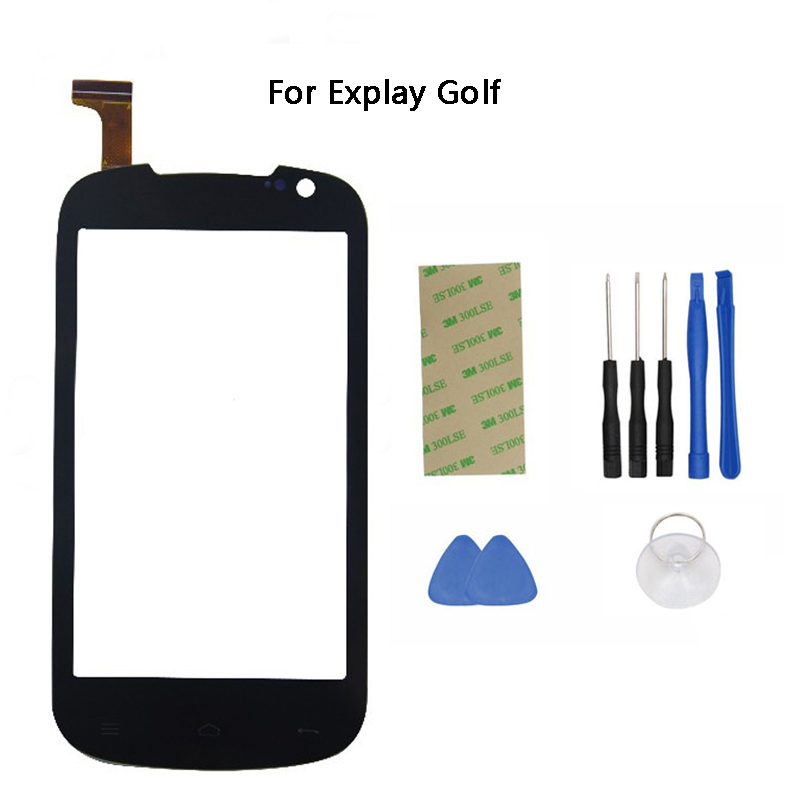4.5'' Replacement Touch Panel Sensor For Explay Golf Touch screen Digitizer Front Glass Window With Tape &Tools Free Shipping