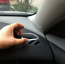 Free shipping Stainless Steel Air Conditioning Outlet Output Vent Trim Sticker Interior Decor case for chevrolet chevy cruze