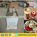 2 8KW Double Round Flat fried ice cream machine ice cream roller machine Ice cream pan