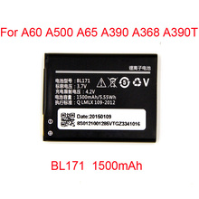 1500mAh Full Capacity Original battery For Lenovo A60 A500 A65 A390 A368 A390T BL171 battery