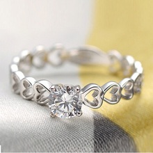 The Finger Ring O Wedding Rings Fashion Vintage Cubic Zircon Simulated Diamond Jewelery Bijouterie Ulove J391