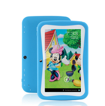 7 inch kids tablet pc Android 4 4 Quad Core 512MB 8GB 1024x600 wifi Dual Camera