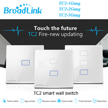 Broadlink TC2 1Gang 2Gang 3 Gang Touch Switch,UK Standard,Smart Home Automation,Wireless Wifi Control Lights Wall Switch RF433