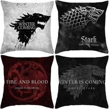 Game of Thrones Style Cushion TV 100% Polyester House Logo Cushion Home Decorative Throw Pillow Sofa Chair Car Cojines