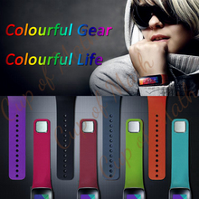 10PCS Replacement Rubber Band For SAMSUNG GEAR Fit Bracelet band Strap with Metal Clasp + Screen Protector (10 Colors)