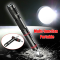 LED Mini Security protection Tactical Pen Self Defense Multifunction LED Flashlight Outdoor Survival Torch self defense