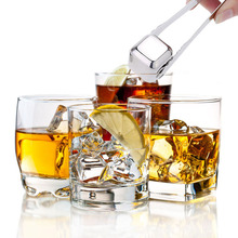 4 Pcs 304 Stainless Steel Whiskey ice Whiskey Stones Bars Cooling Tools Home Kitchen Accessories