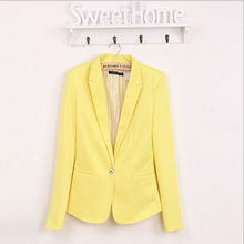 2015 blazer women suit blazer foldable brand jacket made of cotton spandex with lining Vogue refresh